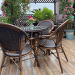 Outdoor Table And Chair Courtyard Rattan Chair Three Piece Small Leisure Furniture Combination Rattan Garden Outdoor Balcony Terrace Table And Chair Set