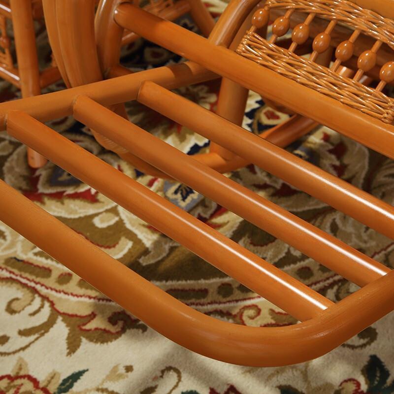 Rattan Chair Rocking Chair Adult Lunch Break Couch Reclining; ECVV MAR ...