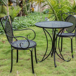 European Iron Terrace Outdoor Table And Chair Combination Open Courtyard Balcony Garden Leisure Table And Chhitair One Table And Two Chairs We