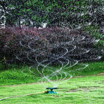 Landscape Gardening Automatic Rotary Sprinkler 360 Degree Irrigation Lawn Garden Watering Roof Cooling Sprinkler Independent + 1 4-point Interface