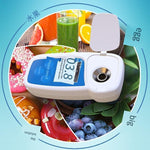 High Precision Fruit Sugar Meter Sugar Meter Hand Held Refractometer Digital Display Sweetness Meter Beverage Sugar Meter 0-32% With Juicer