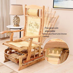 Rocking Chair Adult Armchair Living Room Simple Leisure Chair Household Outdoor Balcony Space Chair Folding Chair Bamboo Lounge Chair For Elderly Lazy