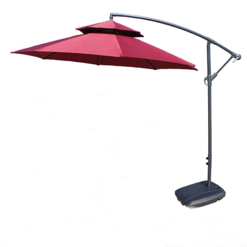 Outdoor Waterproof Umbrella Sunscreen Swimming Pool Beach Garden Umbrella Sunshine Room Reclining Umbrella 2.7m Water Tank Sunshade Umbrella