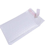 62 Pieces White Matte Film Bubble Bag Pearl Film Envelope Express Bag Waterproof Bag Envelope Bag 40 * 42 + 4cm
