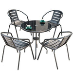 Outdoor Table And Chair Courtyard Balcony Small Tea Table Garden Iron Art Leisure Milk Tea Shop Combination Table And Chair Tea Table Modern Simple Chair