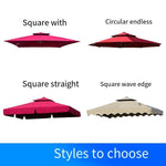 Garden Balcony Outdoor Sunshade Umbrella Courtyard Umbrella Guard Sunshade Umbrella Property Community Security Umbrella Duty Desk Square Umbrella