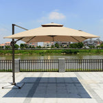 Garden Balcony Outdoor Sunshade Umbrella Courtyard Umbrella Guard Sunshade Umbrella Property Community Security Umbrella Duty Desk Square Umbrella