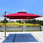 Garden Balcony Outdoor Sunshade Umbrella Courtyard Umbrella Guard Sunshade Umbrella Property Community Security Umbrella Duty Desk Square Umbrella