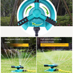 Garden Sprinkler 360 Degree Automatic Rotation Sprinkler Lawn Watering Sprinkler Cooling Automatic Sprinkler Garden Flower Watering Artifact Sprinkler