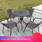 Outdoor Table And Chair Umbrella Combination Leisure Coffee Balcony Iron Rattan Chair 3 Sets Of Balcony Courtyard Outdoor Table And Chair