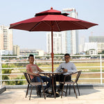 Outdoor Table And Chair Umbrella Combination Leisure Coffee Balcony Iron Rattan Chair 3 Sets Of Balcony Courtyard Outdoor Table And Chair