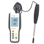 Hot Wire Anemometer Thermal Anemometer Air Outlet Induction Anemometer Tester Probe Rod Retractable Anemometer