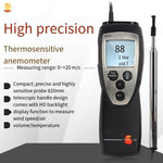 Thermal Anemometer Hot Wire Anemometer High Precision Industrial Air Volume And Temperature Tester (wind Speed Range 0.01 ~ 20 m / S)