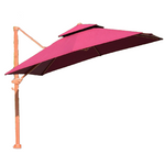 Outdoor Sunshade 3m Courtyard Umbrella Garden Balcony Roman Umbrella Outdoor Large Sun Umbrella Security Guard Box Umbrella 3m Square