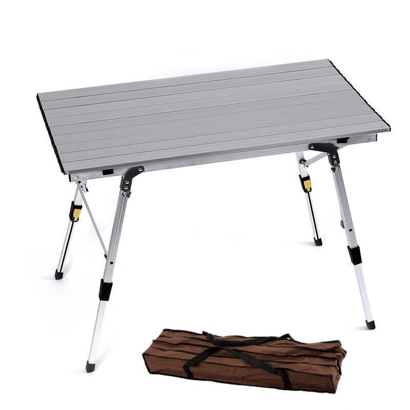 Upgraded Medium Folding Table Folding Table Outdoor Table And Chair Portable Aluminum Alloy Table Advertising Stall Training Table Self Driving Outdoor Table