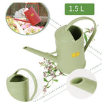 Gardening Tools Simple Flower And Grass Watering Pot Resin Plastic Watering Pot Large Capacity Gardening Watering Pot Alice Brown No Nozzle 1.5L