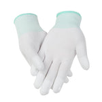 20 Pairs PU Coated Gloves Nylon Gloves For Labor Protection Breathable And Non-Skid Without Peculiar Smell