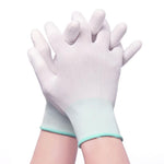 20 Pairs PU Coated Gloves Nylon Gloves For Labor Protection Breathable And Non-Skid Without Peculiar Smell