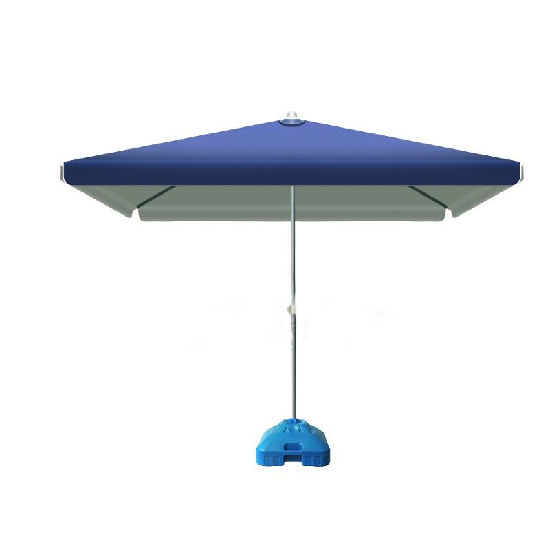 2m * 2m Outdoor Sunshade Umbrella Square Sunshade Umbrella Large Umbrella Commercial Umbrella Sunscreen Umbrella Blue