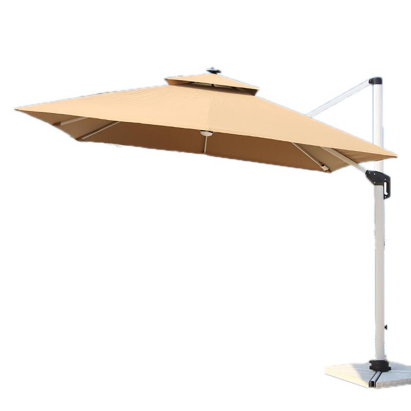 Outdoor Sunshade Courtyard Terrace Garden Umbrella Outdoor Villa Large Square Roman Umbrella