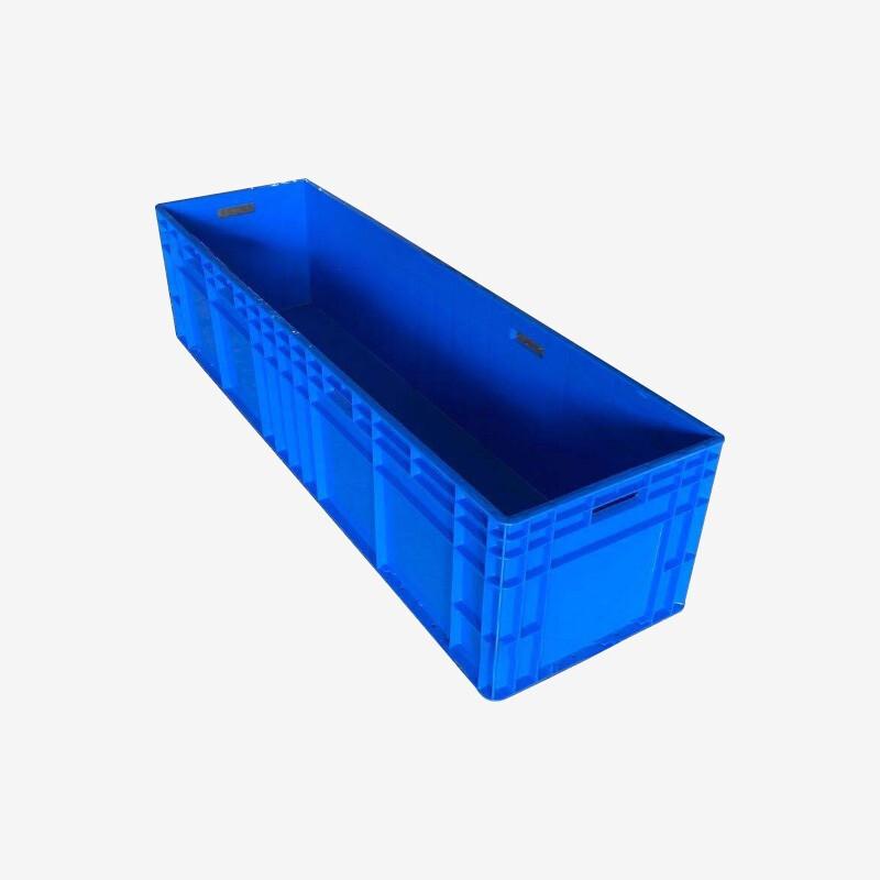 Blue 800 * 400 * 120mm Logistics Box Lamp Box Plastic Turnover Box Large Rectangular Fish Tank Industrial Plastic Basket