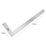 Deli 20 Pieces Steel Square Ruler 500mm Square Measuring Tools DL4038
