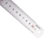 Deli 50 Pieces Straight Steel Ruler 30cm Rulers DL8030