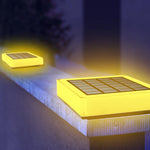 Solar Column Headlight Outdoor Waterproof Garden Light LED Home Wall Lamp, For Decorative Lighting