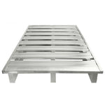 Galvanized Metal  Pallet Supermarket  Steel Moisture Proof  Pallet Static Load 8820lbs Dynamic Load 2205lbs 2-Way Entry