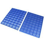 New Material Plastic Pallet For Forklift Logistics Pallet For Warehouse Backing Board Moisture-proof Board Pallet Plastic Card Board Shelf Storage Backing Board 100 * 60 * 5cm