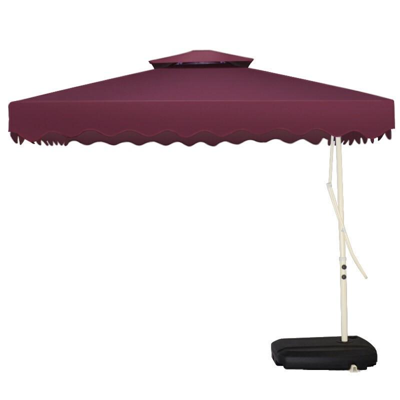 Outdoor Sunshade Umbrella Large Umbrella Outdoor Stall Courtyard Umbrella Outdoor Balcony Sunscreen Folding Canopy Sunshade Umbrella