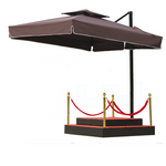 Big Umbrella Stall Umbrella Wind And Rain Proof Outdoor Sentry Box Sunshade Umbrella Security Guard Platform Outdoor Umbrella 2.1x2.1m