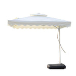 Outdoor Sunshade Courtyard Sunshade Outdoor Stall Courtyard Sunshade Roman Umbrella Folding Iron 3 M Without Moving Water Block